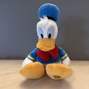 Disney Store Authentic Donald Duck Plush Stuffed Plushy 17" Original